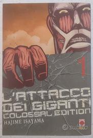 Libro L'attacco dei giganti Colossal Edition 