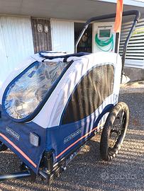 Rimorchio per bici o trasportino cani