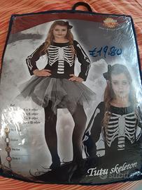 Vestito halloween scheletro