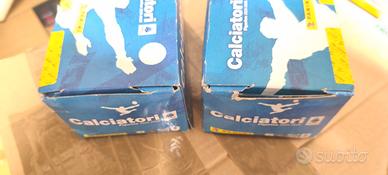 2 box  calciatori panini 100 bustine