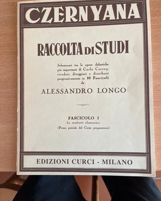 Czernyana raccolta di studi didattica pianistica