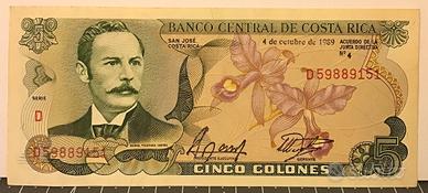 Cinque coloni del Costa Rica 1989