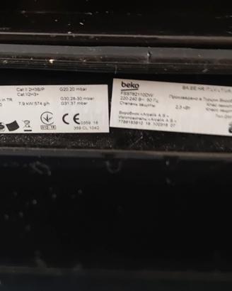 BEKO - CUCINA A GAS 4 FUOCHI BIANCA