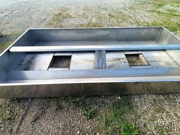 Cappa aspirante professionale in acciaio inox