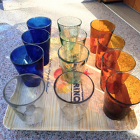 12 Vecchissimi bicchieri da osteria primi 900