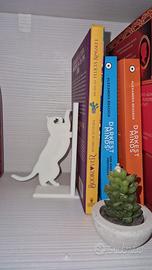 Fermalibri a forma di gatto