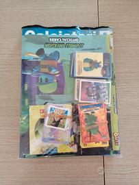 lotto di 4 album (non completi) figurine e carte 