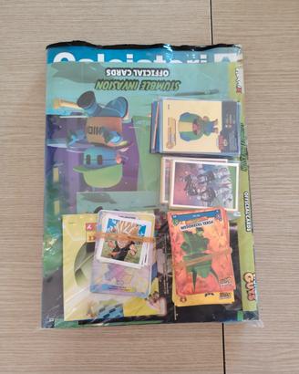 lotto di 4 album (non completi) figurine e carte 