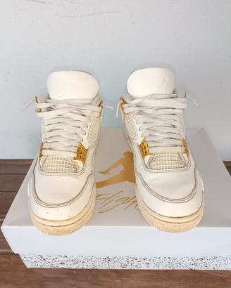 Jordan 4 metallic gold