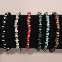 Bracciali Pietre vere-Acciaio-Cristallo terapia