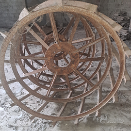 Ruote a gabbia in ferro per trattore