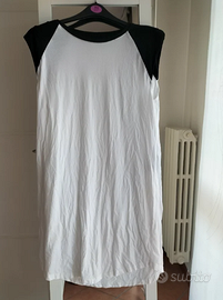 Vestito estivo bianco e nero