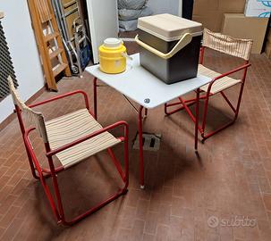 Kit campeggio (Tavolino, sedie, ecc.)