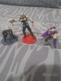 Playset 3Supereroi e antagonisti Marvel Kinder