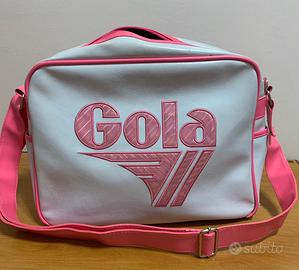 Borsa “Gola” bianca e rosa