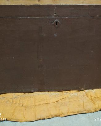 Baule in legno massello vintage