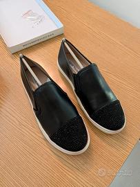 Scarpe similpelle nere strass nuove Steve Madden
