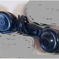 Vintage Microtelefono- Cornetta con tasto