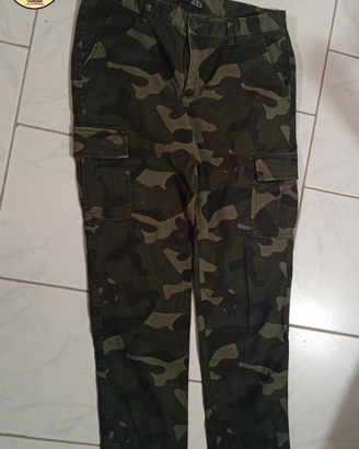 Pantalone Cargo Camouflage Terranova - Taglia 48
