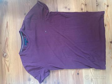 T-shirt Tommy Hilfiger bordeaux scuro / viola