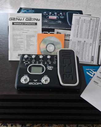 Pedaliera per chitarra elettrica Zoom G2.1Nu