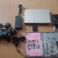 PS2 Slim SCPH-70004 Argento + G.T.A Vice City