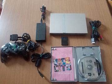 PS2 Slim SCPH-70004 Argento + G.T.A Vice City