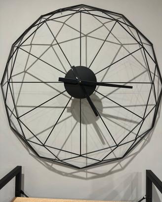 Orologio da parete stile industrial  nero