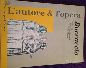 Boccaccio Decameron l'autore e l'opera Sansoni