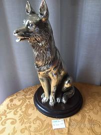 Bella Statua,in fusione, ottone bronzato, vintage