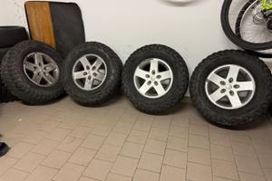 Cerchi Jeep Wrangler JK 285 70 17 BF Goodrich KM3