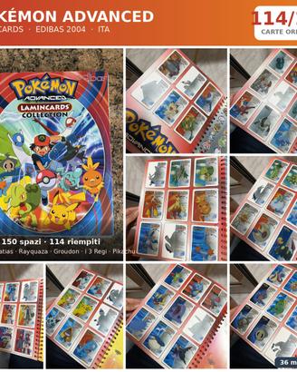 Album Pokémon Advanced Lamincards Edibas 2004 113