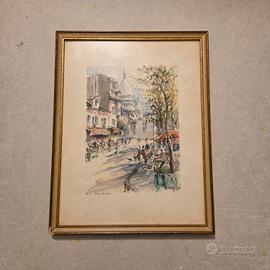 Dipinto Parigi - Place du Tertre (Montmartre)