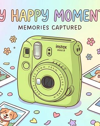 Fujifilm Instax mini 9 Verde Lime – Come NUOVA
