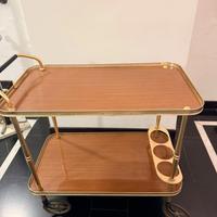 Elegante carrello bar vintage anni 60/70