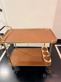 Elegante carrello bar vintage anni 60/70