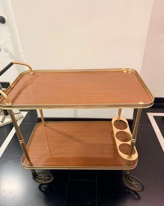Elegante carrello bar vintage anni 60/70