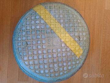 Coppia pouf cuscino IKEA PS 2014 manhole tombino