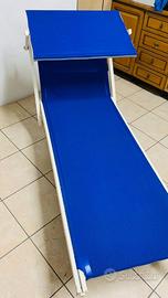 Lettino da Giardino prendisole con Parasole