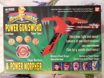 Power Rangers Gun/Sword e Power Morpher Bandai