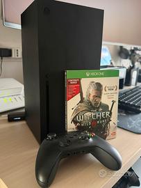 Xbox serie X 1TB + gioco The Witcher 3