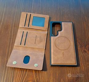 Set cover per Samsung S24 e portafoglio magnetico 