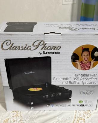 Giradischi Bluetooth Classic Phono Lenco TT - 115