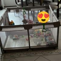 BOX PER BAMBINI CON MATERASSINO INTERNO 120X120