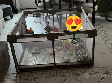 BOX PER BAMBINI CON MATERASSINO INTERNO 120X120