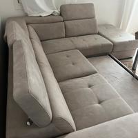 Divano 3 posti con Chaise longue reclinabile