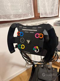 volante, servo base pedali e supporto simracing