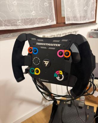 volante, servo base pedali e supporto simracing