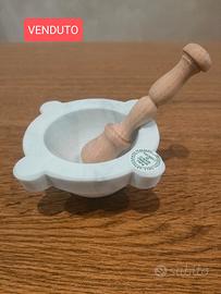 Mortaio in marmo di Carrara- VENDUTO