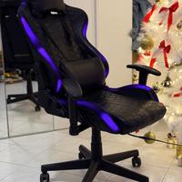 Trust Gaming Sedia da Gaming illuminata LED RGB GX